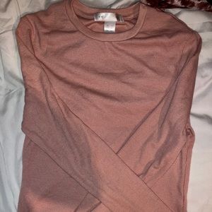 Salmon long sleeve shirt